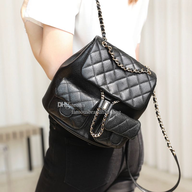 10A Mirror Quality Designer Backpacks Luxury Calfskin Schoolbag