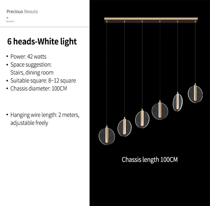 6 Head White Light