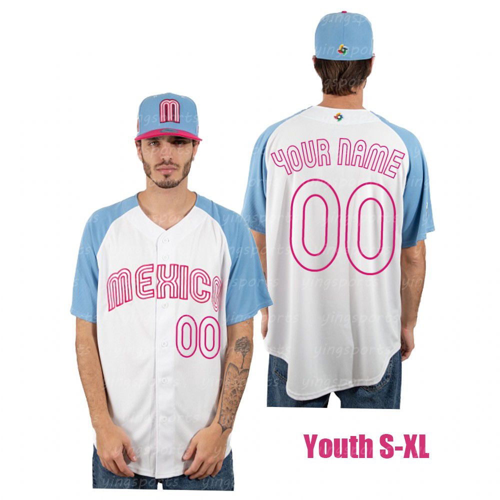 México WBC Jerseys 2023 World Baseball Classic 5 Alek Thomas 7 Julio