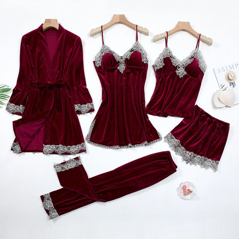 1120-Burgundy-5pcs