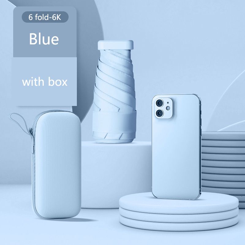 Bleu avec boîte