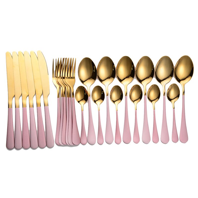 roze goud 24 pc's