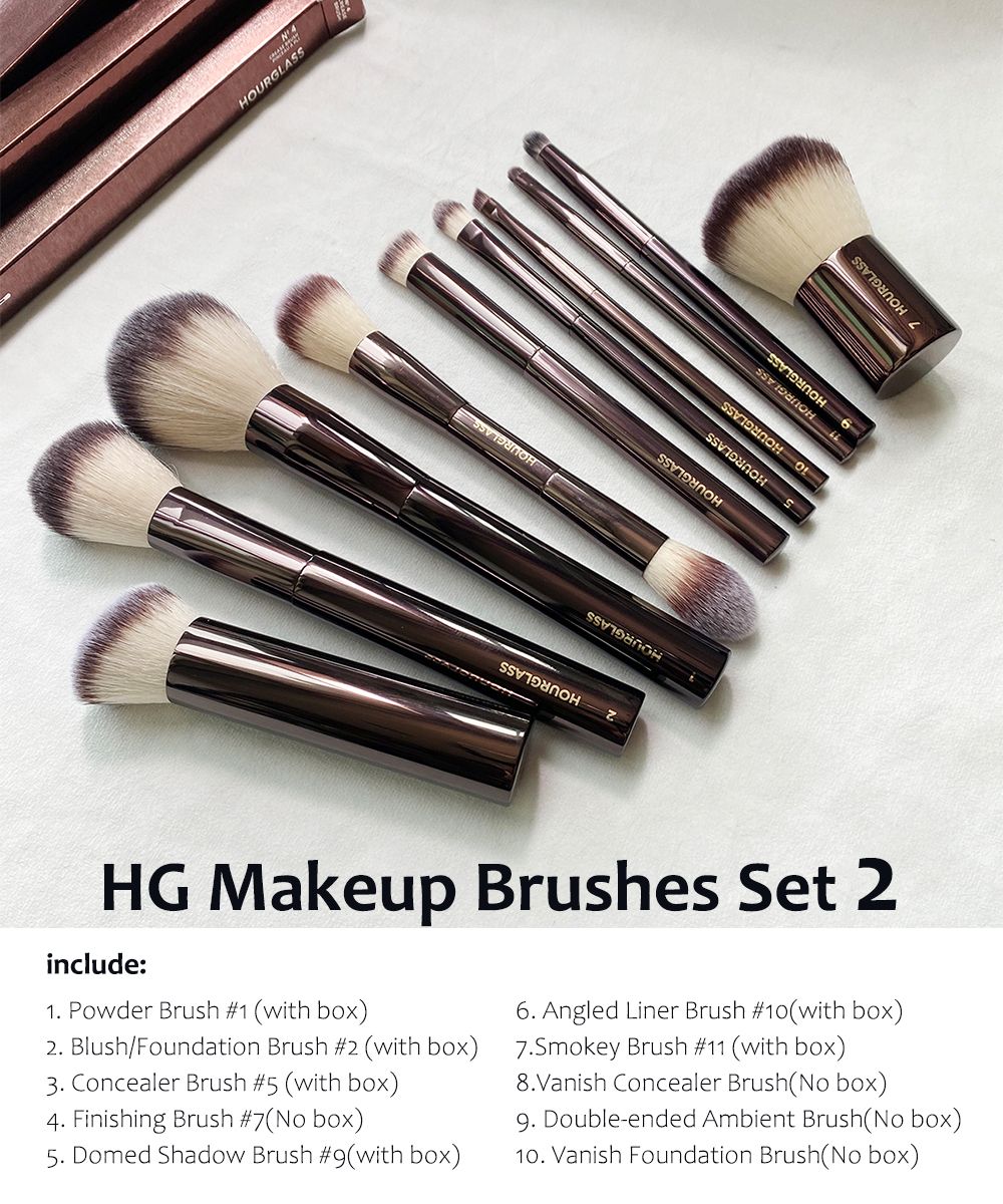 Ben spazzole per trucco HG10_SET2-Hourglass