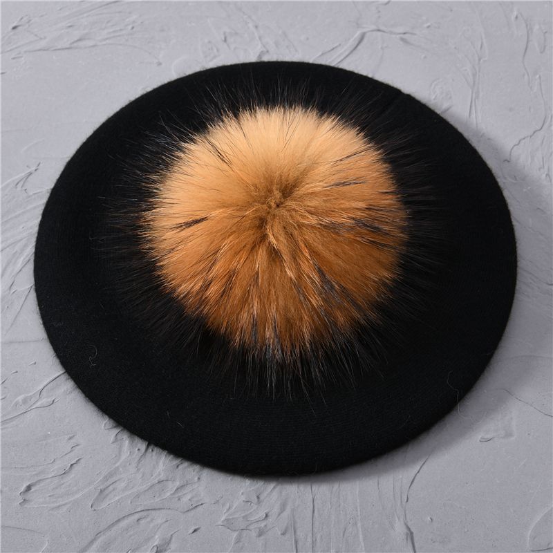 black natural fur