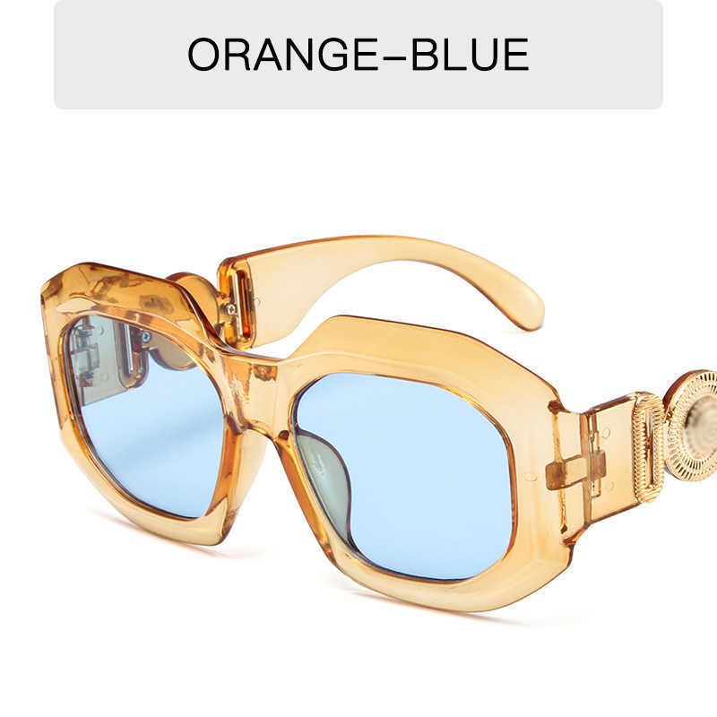 orange frame blue slice