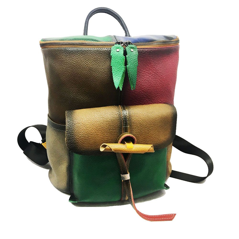 green pocket bag