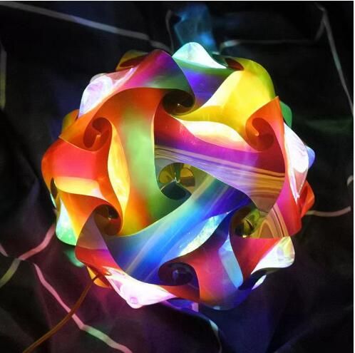 Durchmesser: 20 cm, Regenbogen (Lampe nicht im Lieferumfang enthalten).