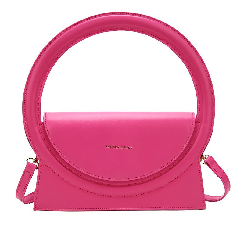 pink shoulder bag