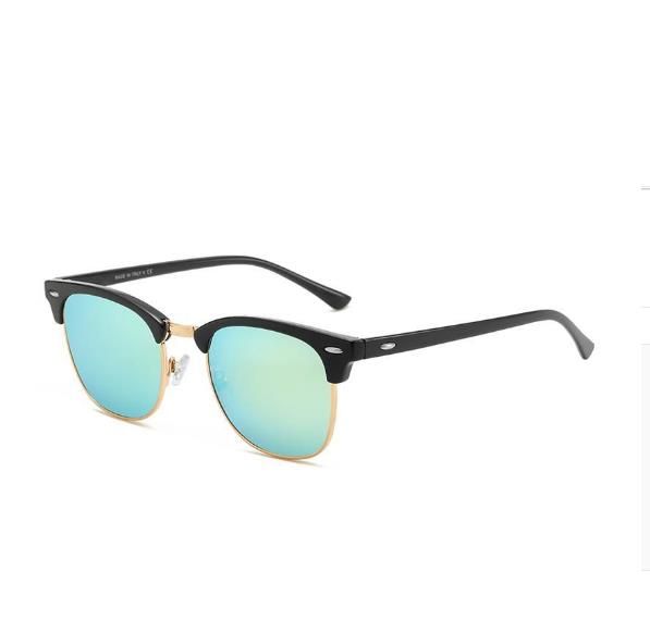 Light blue lens with black frame