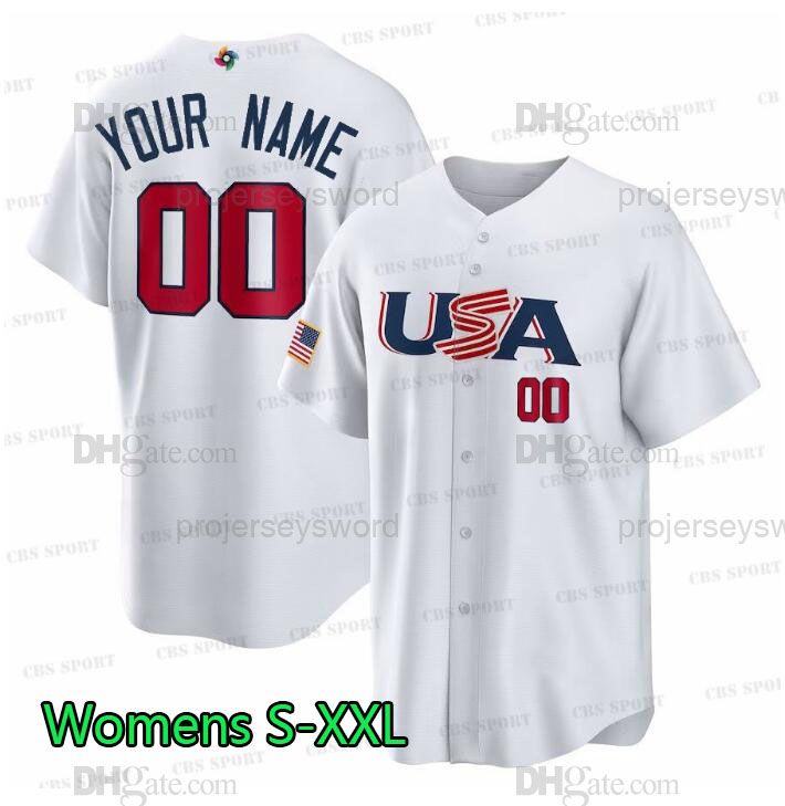 womens white with number S-XXL