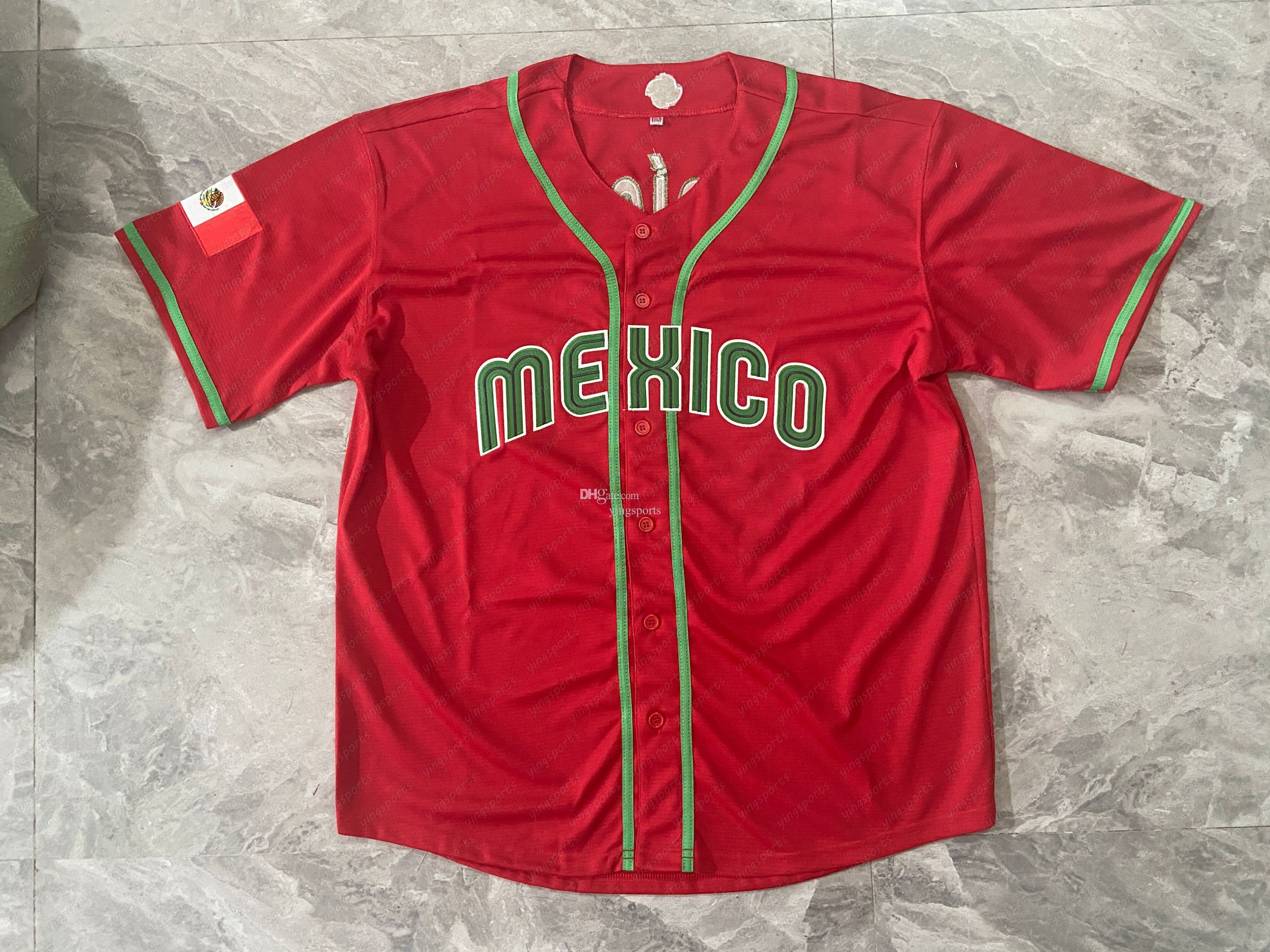 Mexico WBC Jerseys 2023 World Baseball Classic 5 Alek Thomas 7