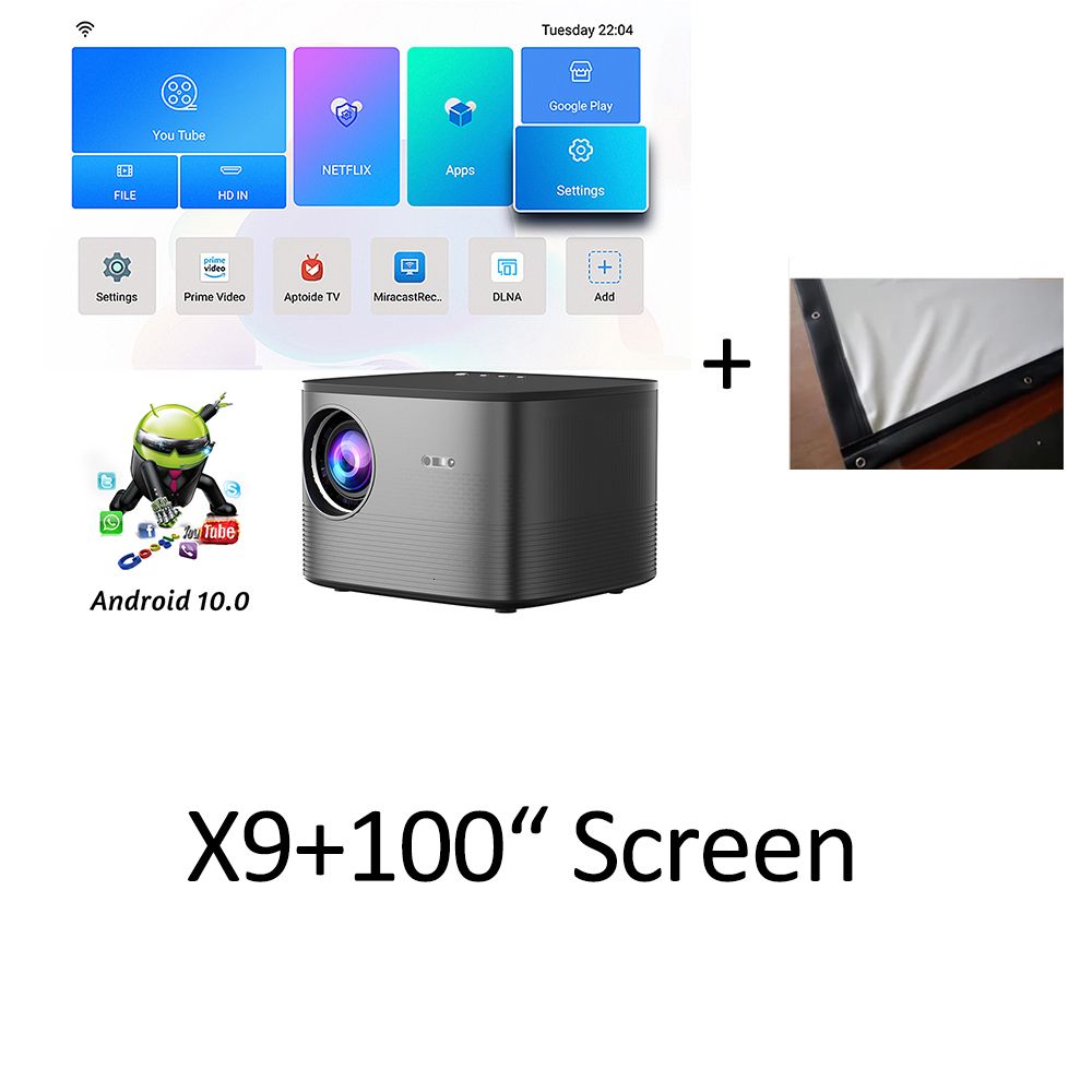 X9 und Bildschirm