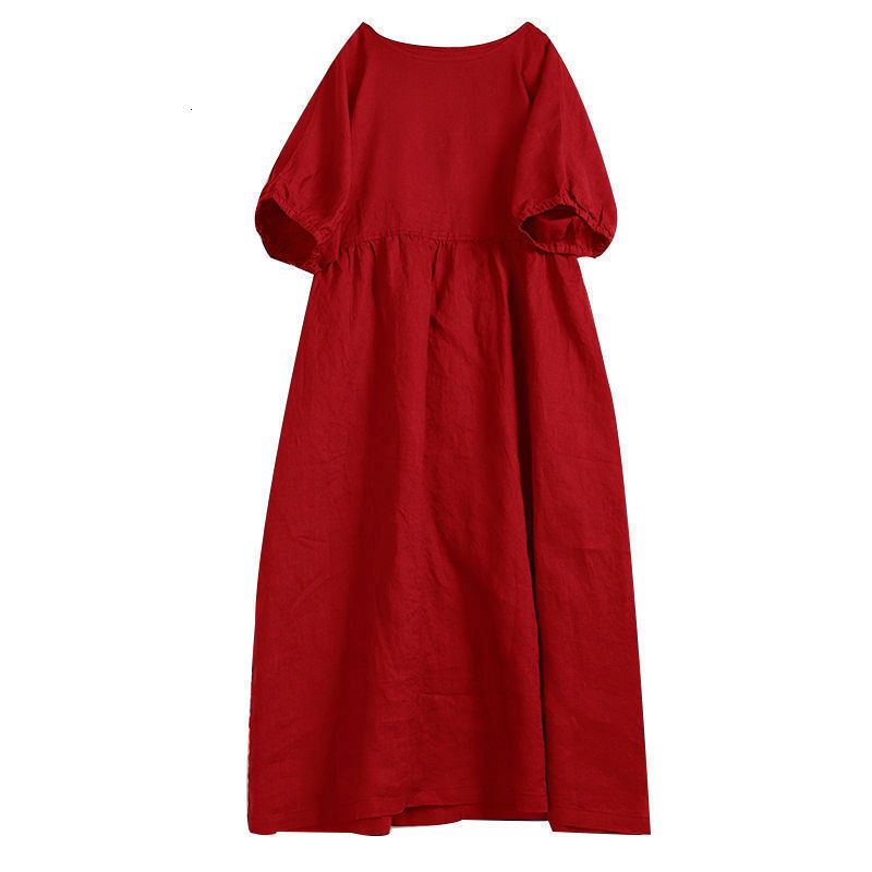 Duża czerwona sukienka