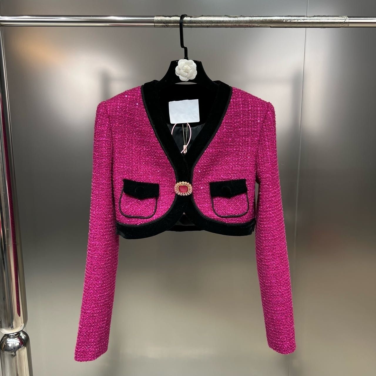 manteau fuchsia