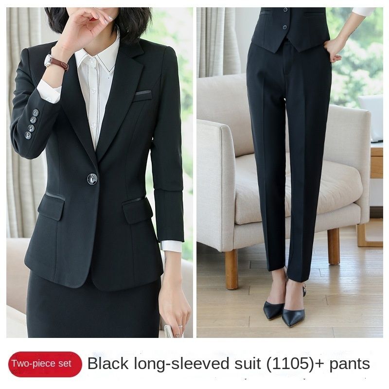 black blazer pants