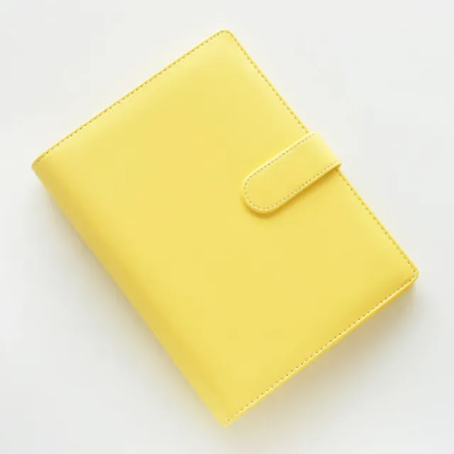 yellow only leather A5
