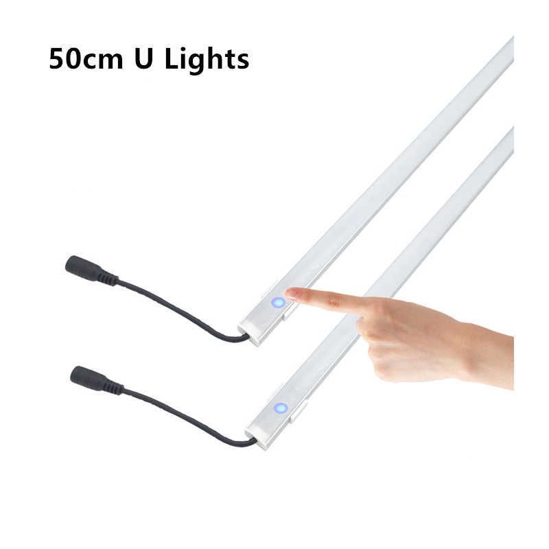 2pcs 50cm u luzes