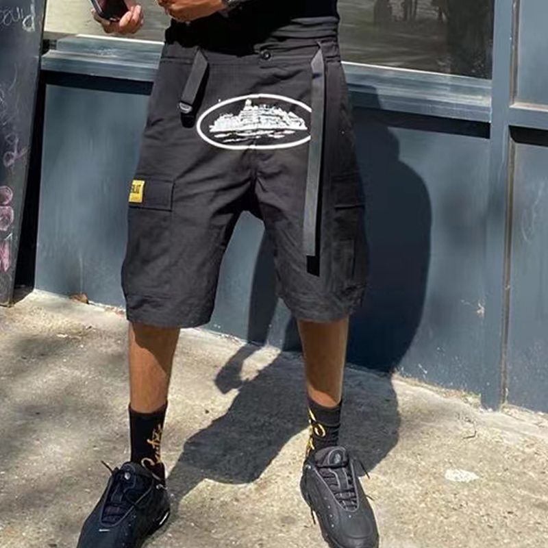 Mens Plus Size Pants Corteiz American High Street Multi Pocket