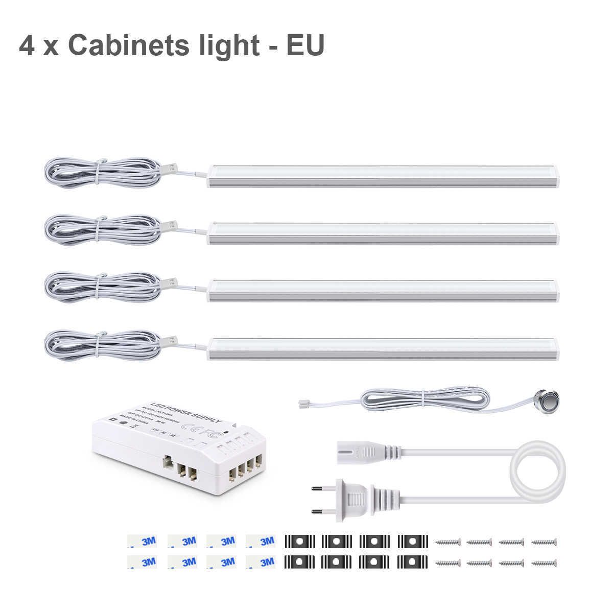 4 stcs met power plug