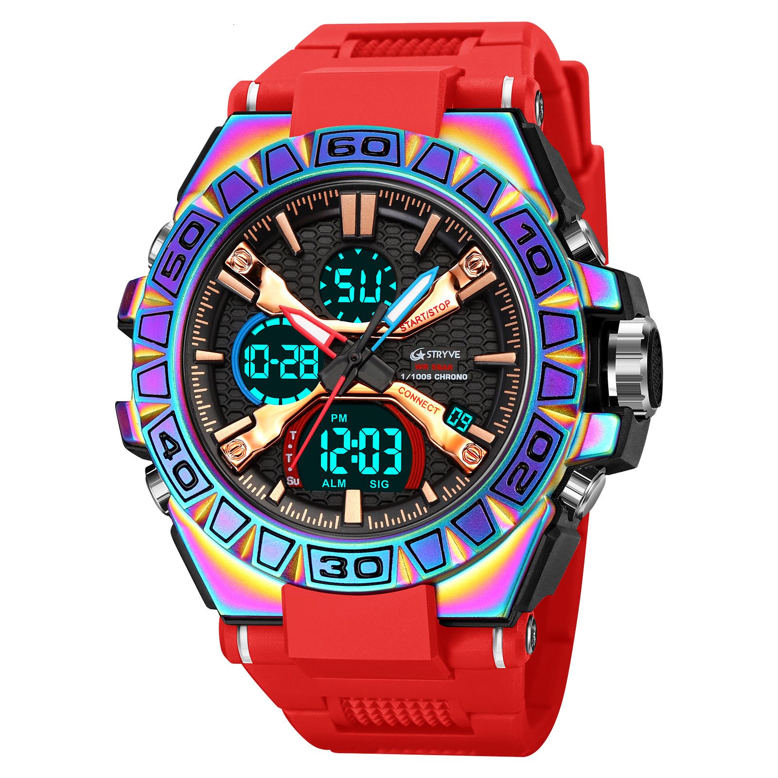 colorful red 8026