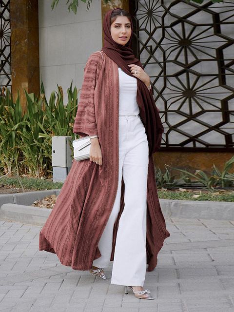 Czerwony Abaya-S20