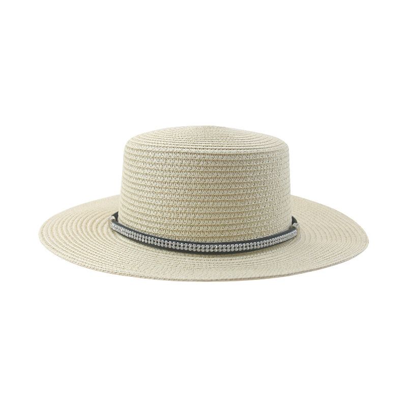 wide brim beige