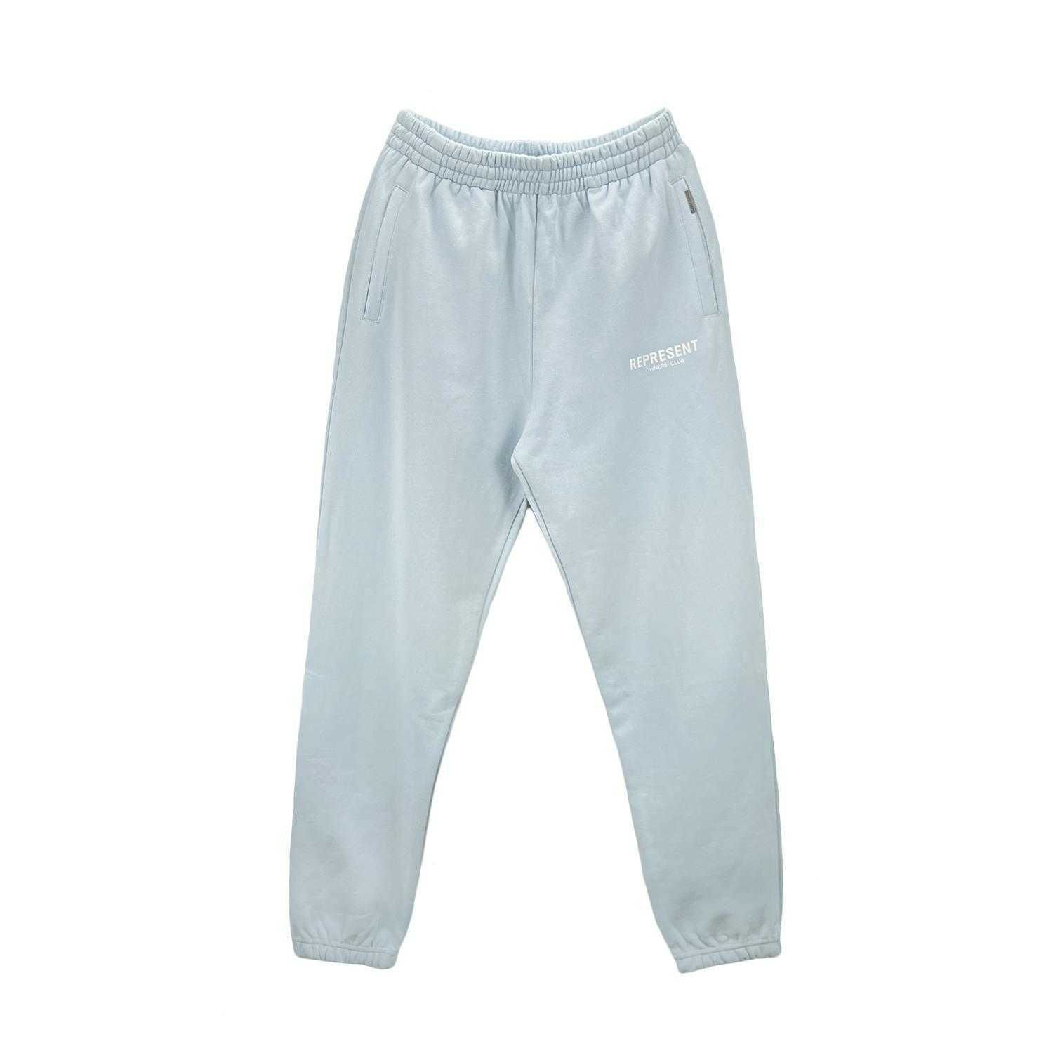 light blue pants cotton