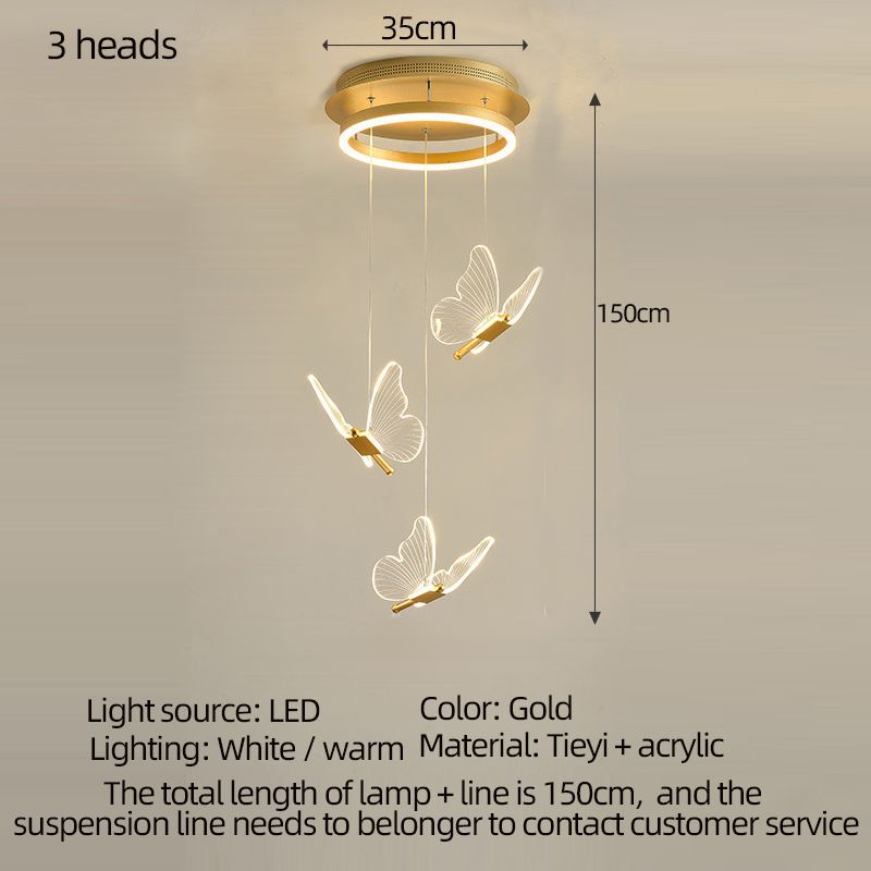 3 cabeças de luz quente