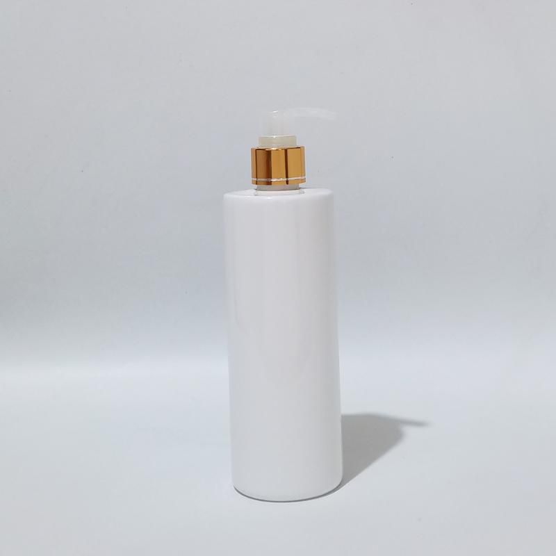 350ml white gold clear plastic