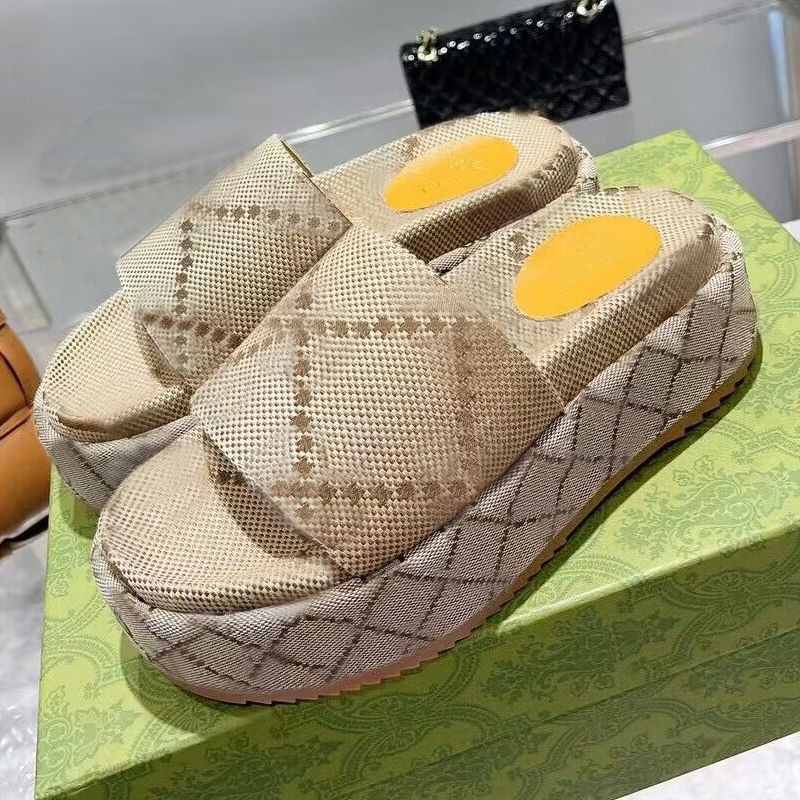 Designer Beach Platform Slippers For Women Thick Bottom, Cartoon Alphabet,  Platform Leather Heels, High Heel, Sexy Sandals In Large Sizes 35 42 With  Box From Feng520yao, $56.29