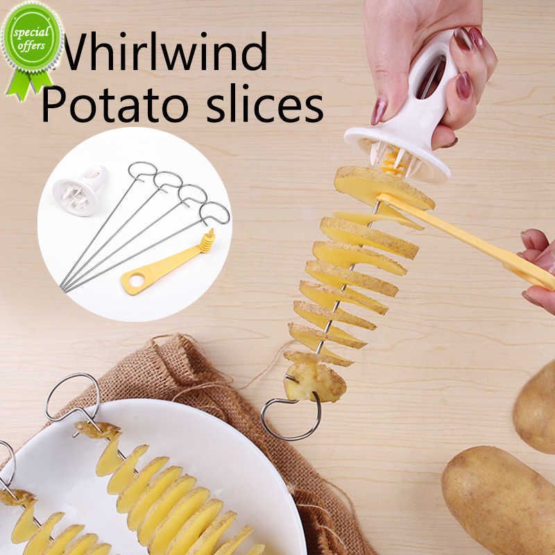 1Set Potato Spiral Cutter Cucumber Shredder Kitchen Accessories