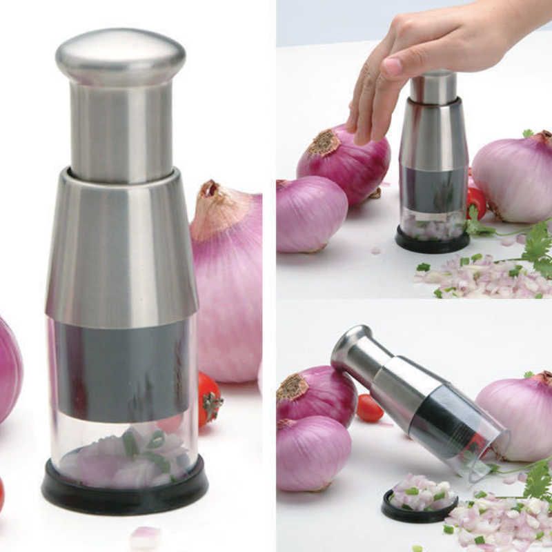 Garlic Press Chopper Slicer and Dicer Double Side 