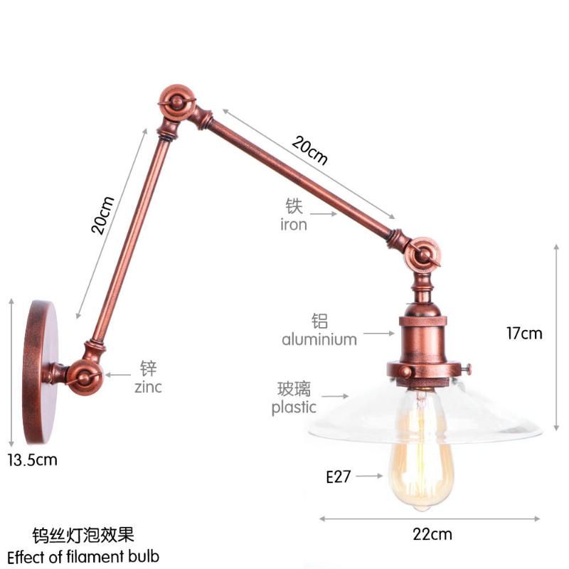 LED電球付きの白いランプシェード付き