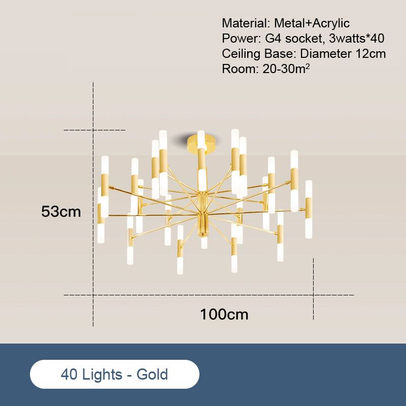 40 Lights Gold Warm White