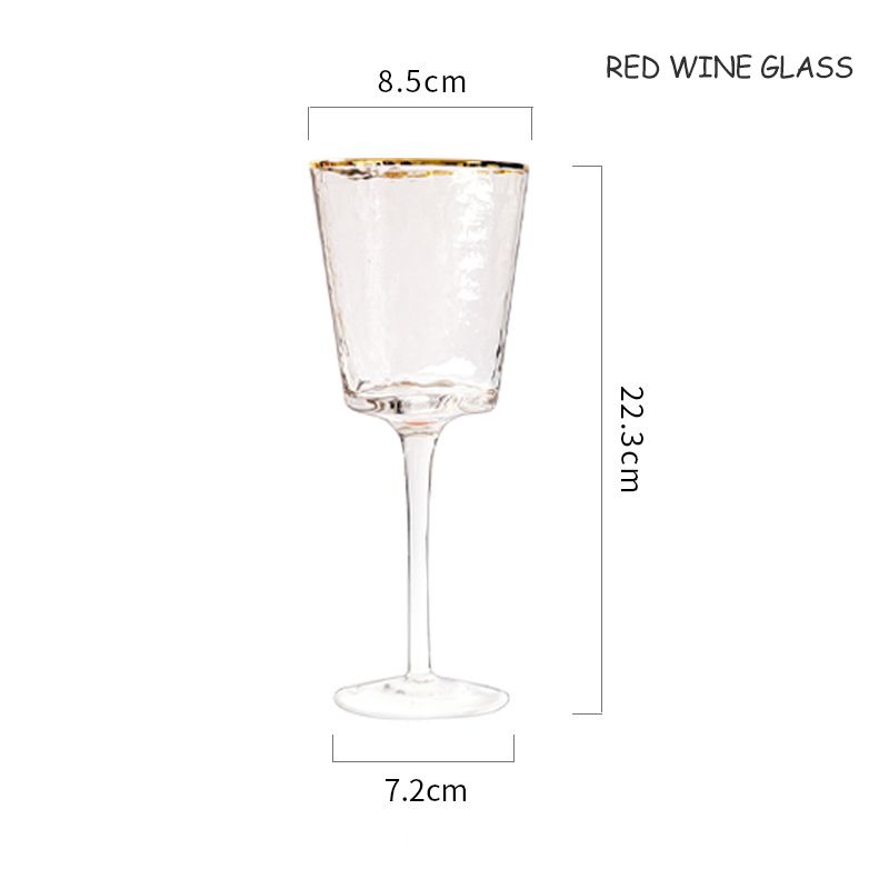 Red wine glass