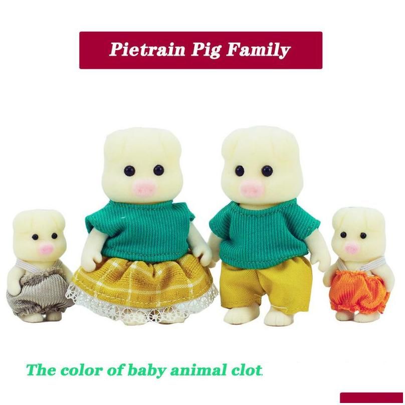 Pietrain Pig Family.