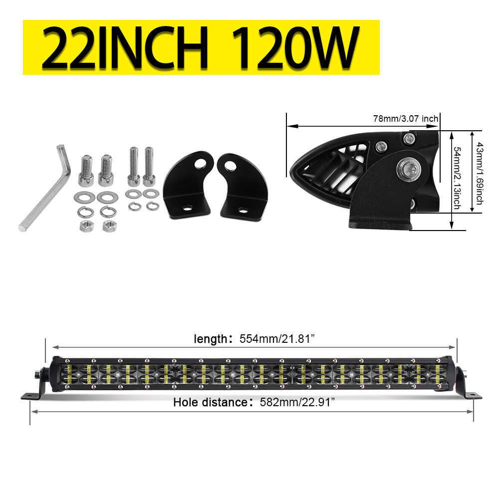 6d 22 pouces 120W