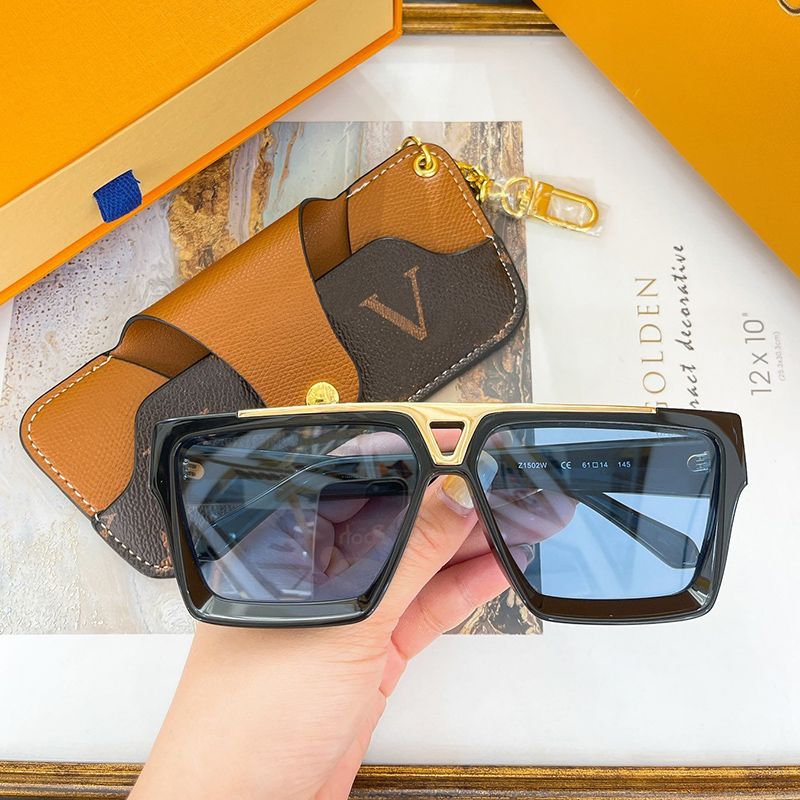 Lv Louis Vuitton Gafas De Sol Cuadradas De Lujo Hombres Mujeres