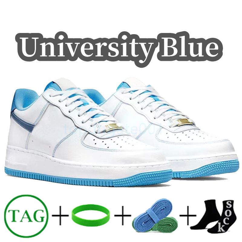 # 14- Utilisez d'abord Blanc University Blue