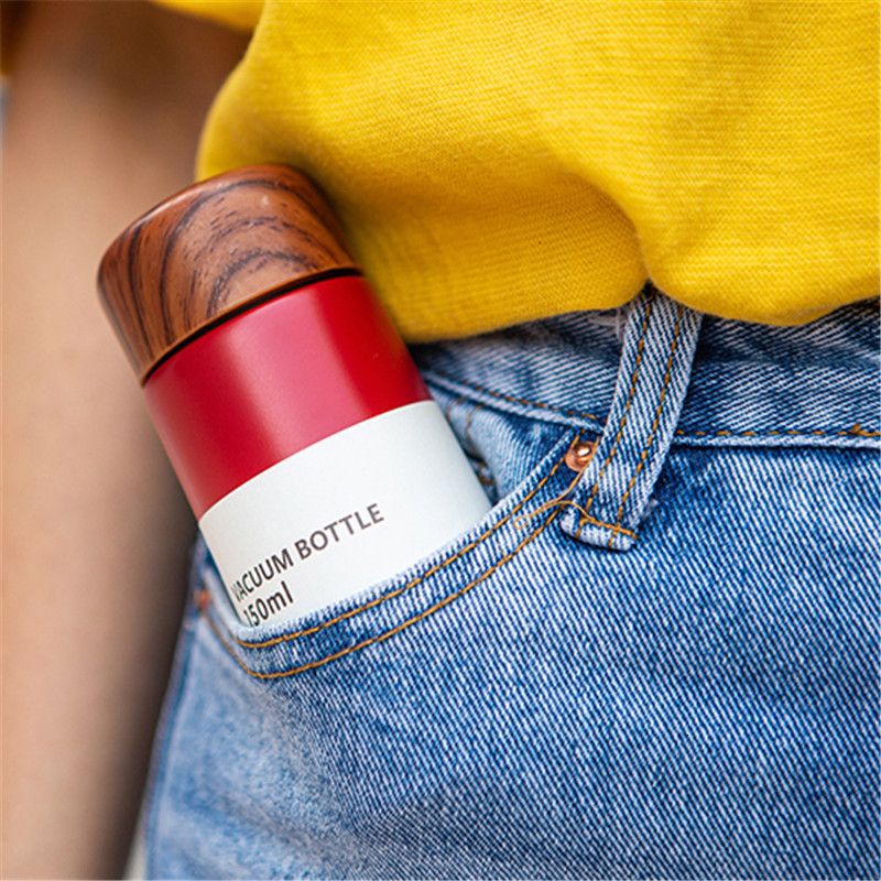 150ml Mini Cute Coffee Vacuum Flasks Thermos Small Capacity Portable  Stainless Steel Travel Drink Water Bottle Thermoses