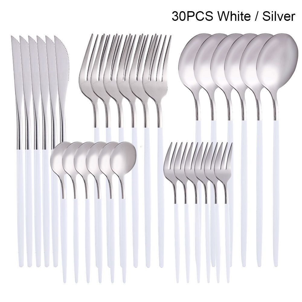 Silberweiß 30pcs