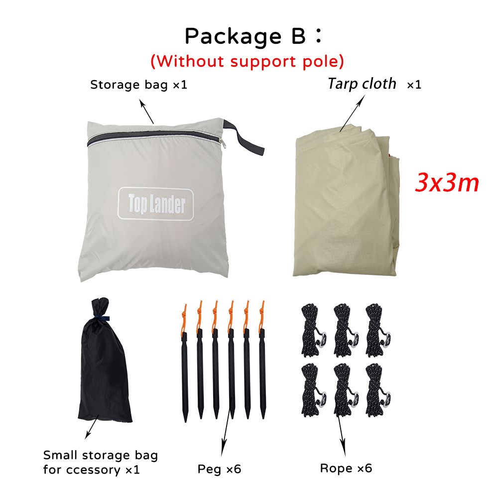 Package b 3x3m