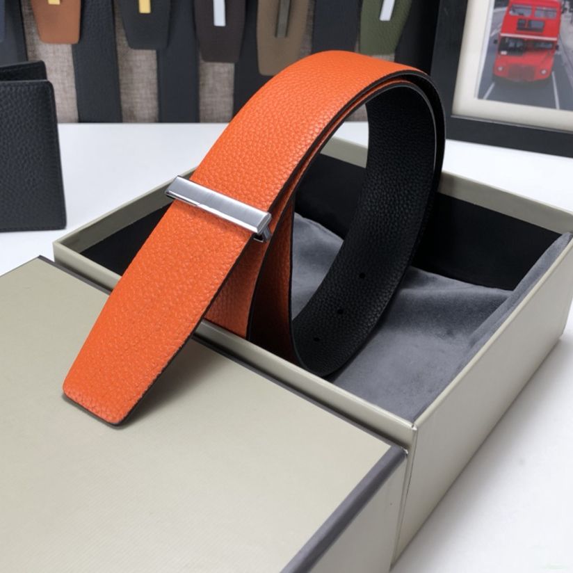 orange with gold buckle