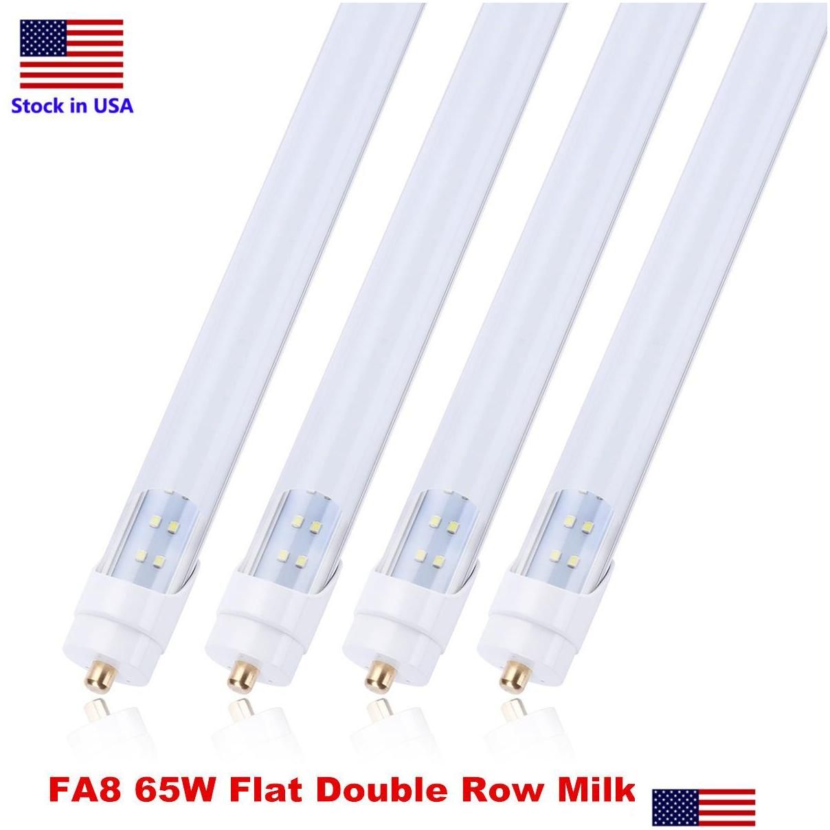 65W Flat Double Row Milky Cover