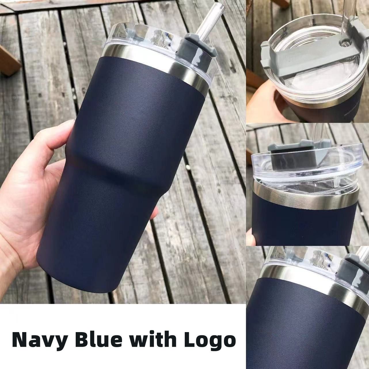 bleu marine avec logo