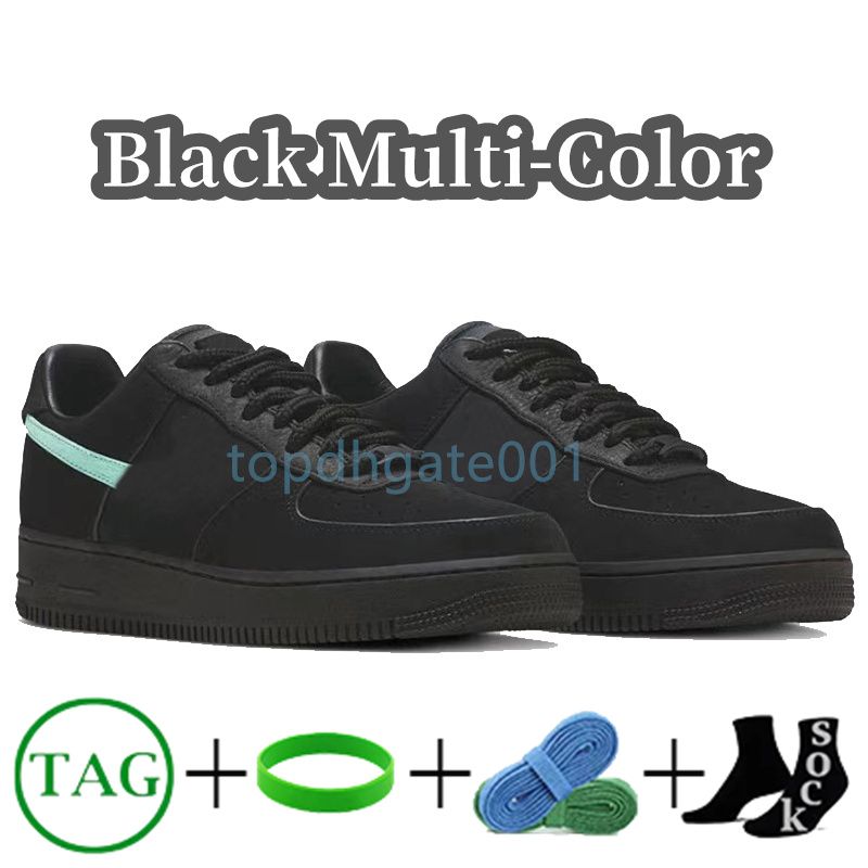 #1- Zwart multi-colour
