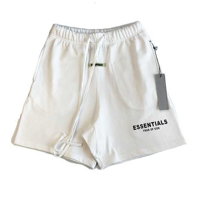 Reflecterende witte shorts