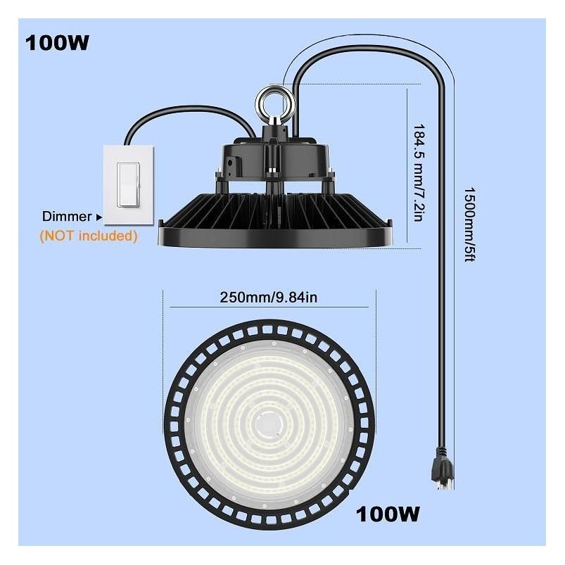 100W