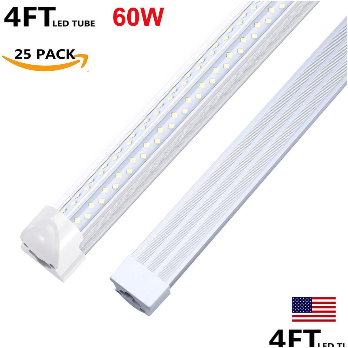 4Ft 60W V 4 Rows Clear Cover