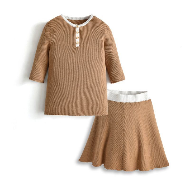 tan dress set